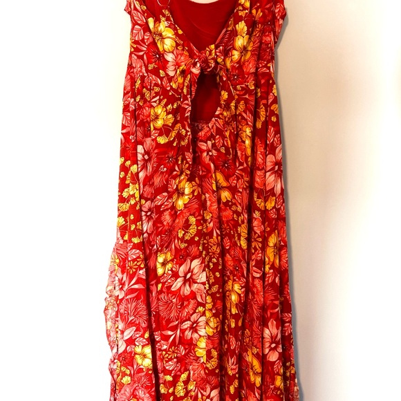 Fun Floral Summer Dress sz M - Picture 5 of 8